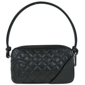 Chanel Black Calfskin Cambon Ligne Handbag 116655